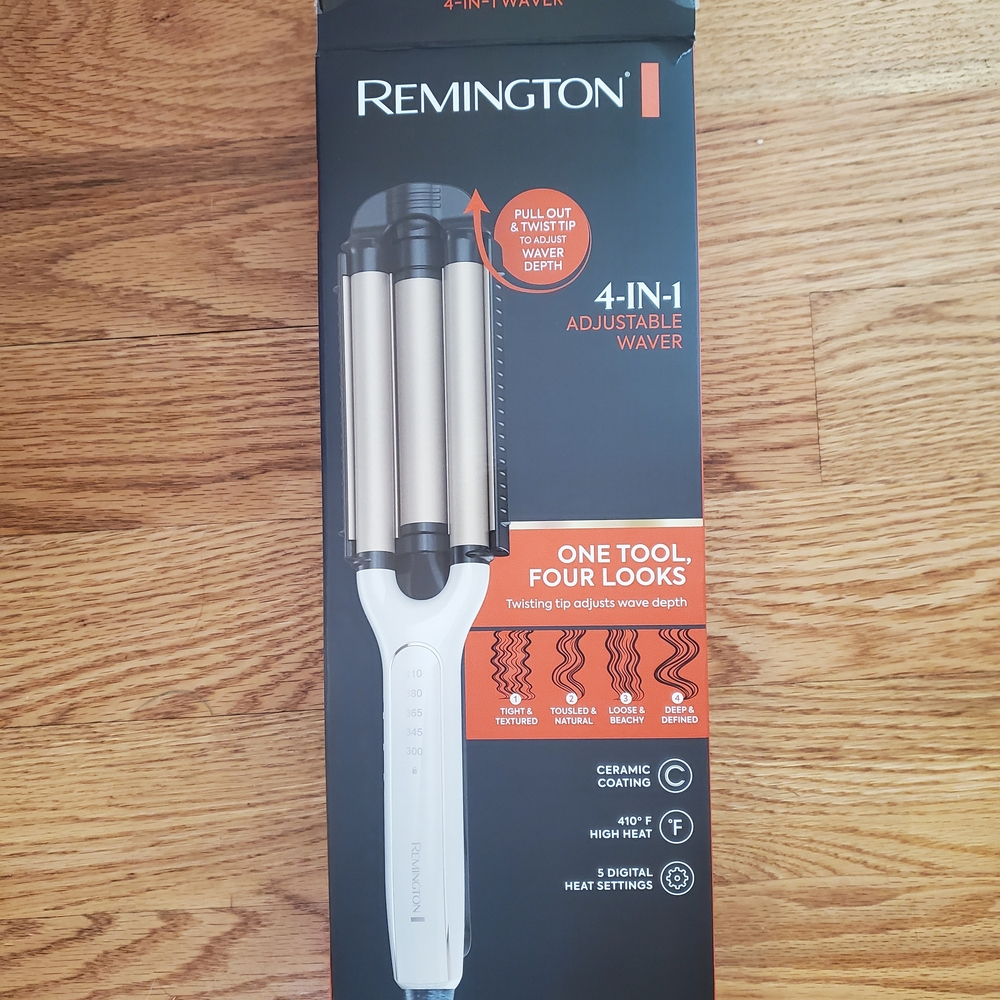 Remington 4-in-1 Adjustable Hair Waver